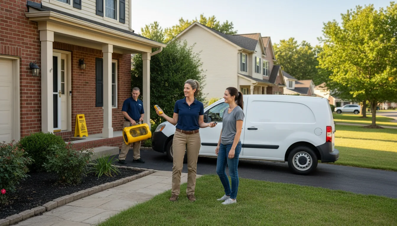 Residential water damage restoration in Willow Grove, PA